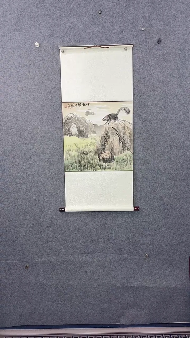 国画115*48吴铁成作品