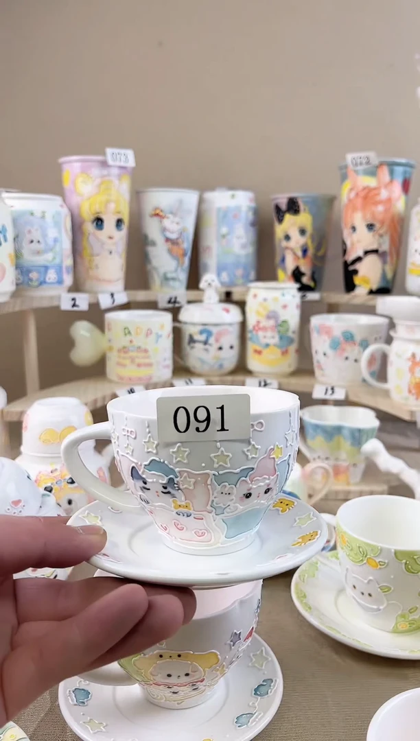 【闪购商品】沐造景德镇高温釉下手绘濑户烧陶瓷