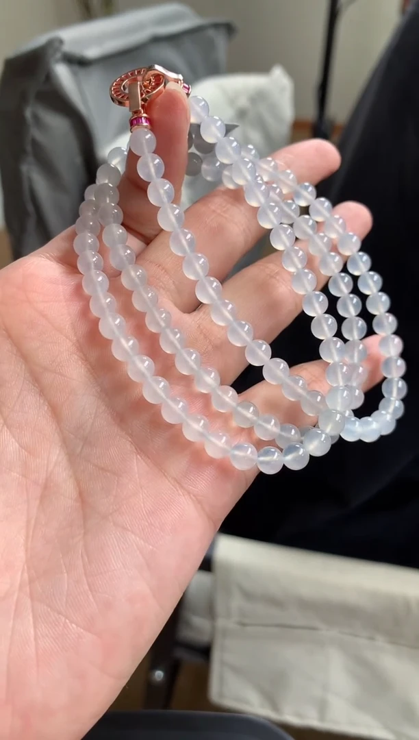 翡翠未镶嵌项链A816|9800