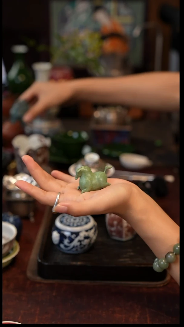 绿马  景德镇陶瓷福利款