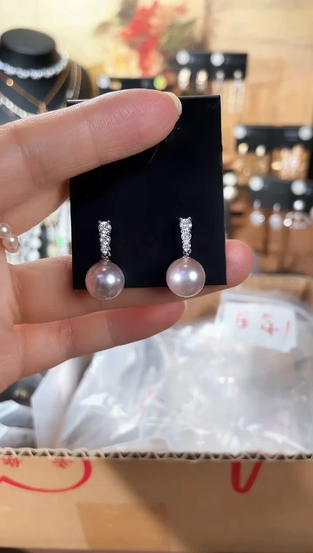 合金925银锆石豆409