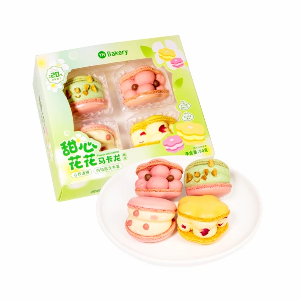 YH Bakery甜心花花马卡龙糕点 90g