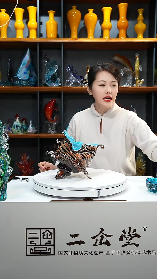 手工艺品琉璃海螺