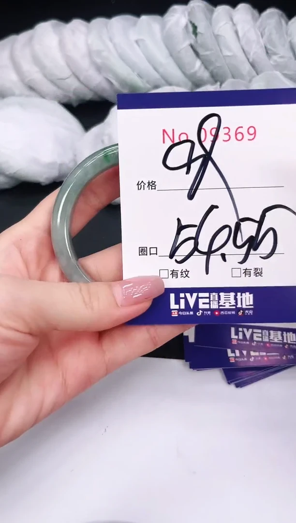 未镶嵌手镯翡翠9369