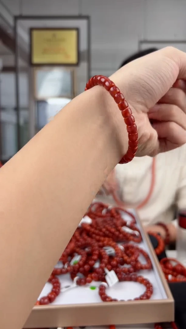 【闪购商品】南红玛瑙单圈未镶嵌@T07315@7MM