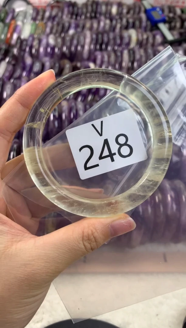 【闪购商品】水晶水晶手镯V未镶嵌248-61