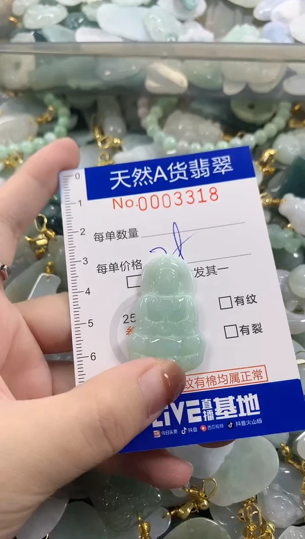 颈饰未镶嵌翡翠天然A货翡翠