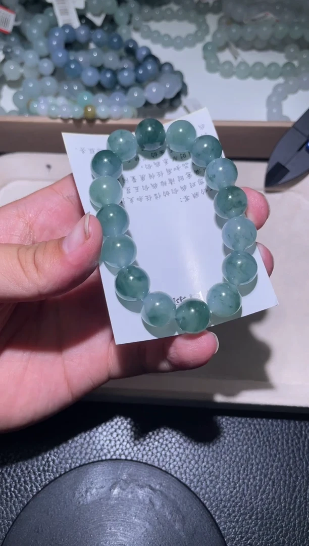 未镶嵌定制翡翠珠串