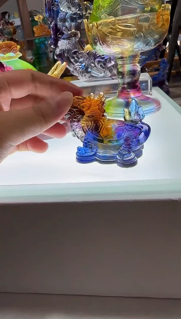 琉璃手工艺品摆件