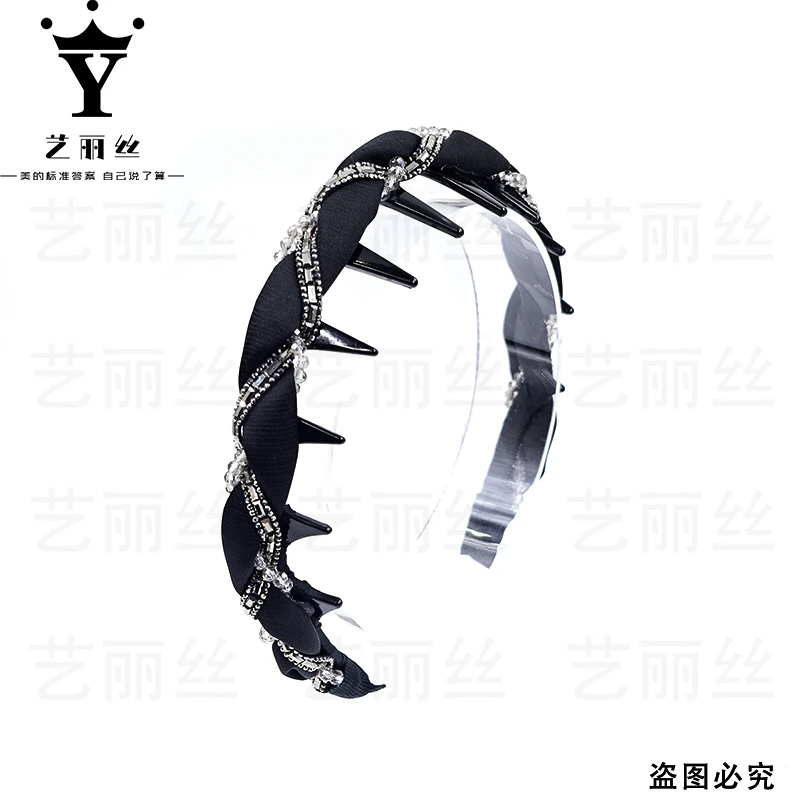 艺丽丝赫本王妃 [星迪] 法式时尚百搭气质珠珠款发箍 YL1005