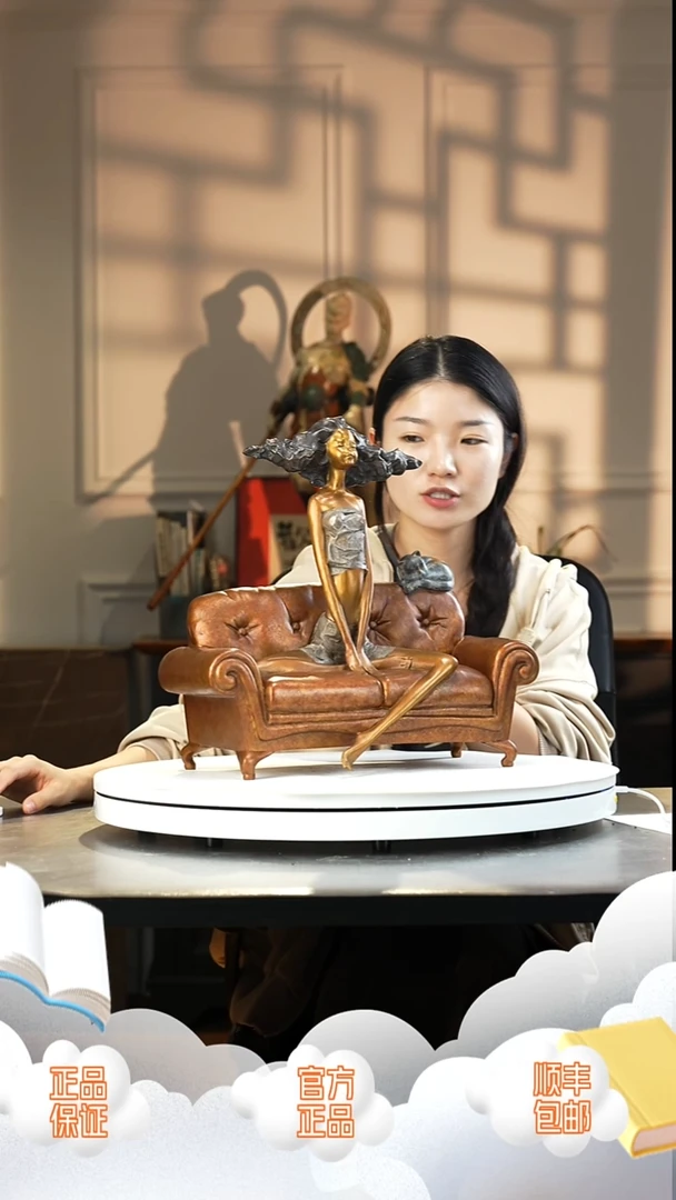 铜原创雕塑《小时光》