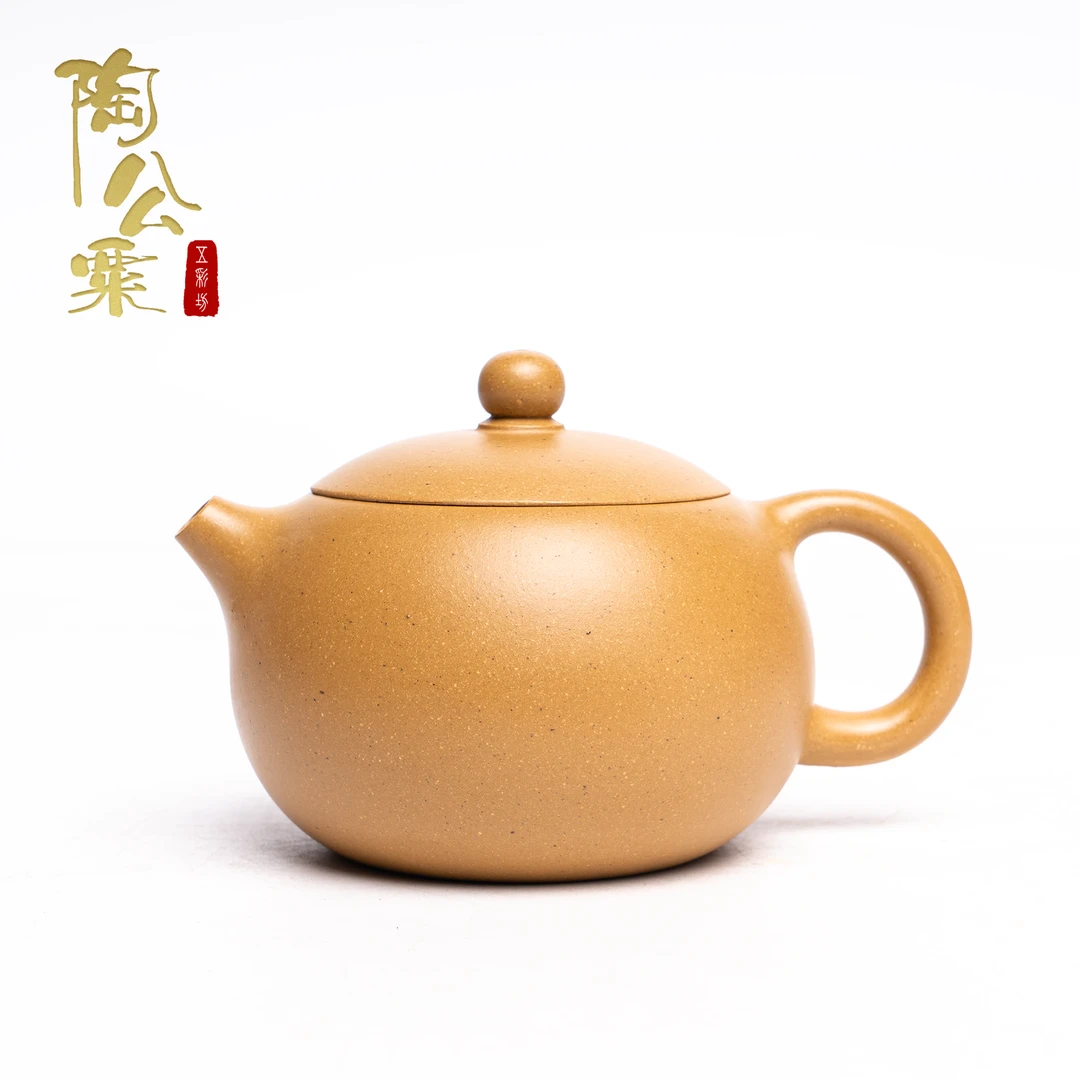 陶公粟原矿宝山绿泥《西施》250cc范手制精美紫砂壶