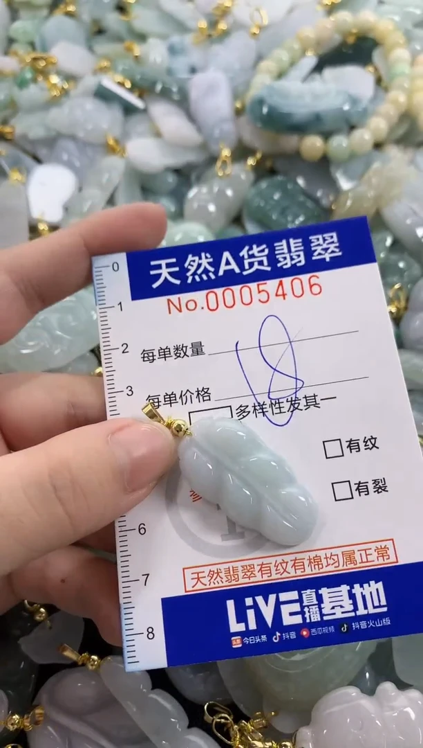 颈饰未镶嵌翡翠天然A货翡翠