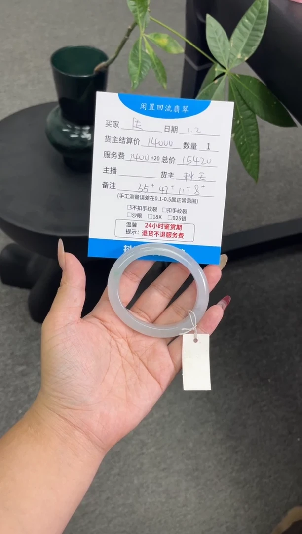 未镶嵌手镯翡翠达*兰手镯