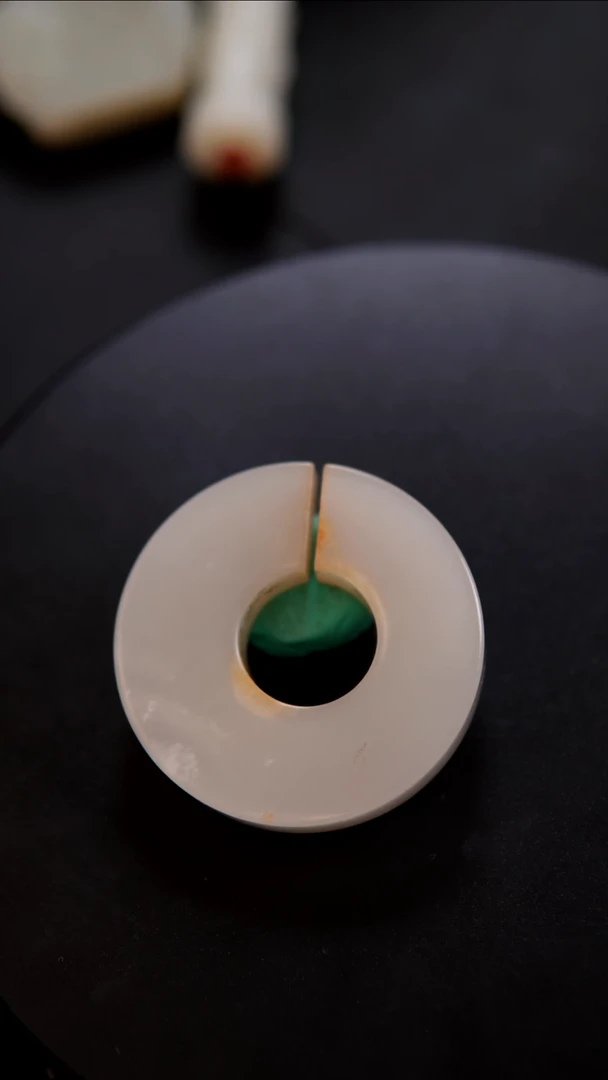 颈饰未镶嵌和田玉麻*11