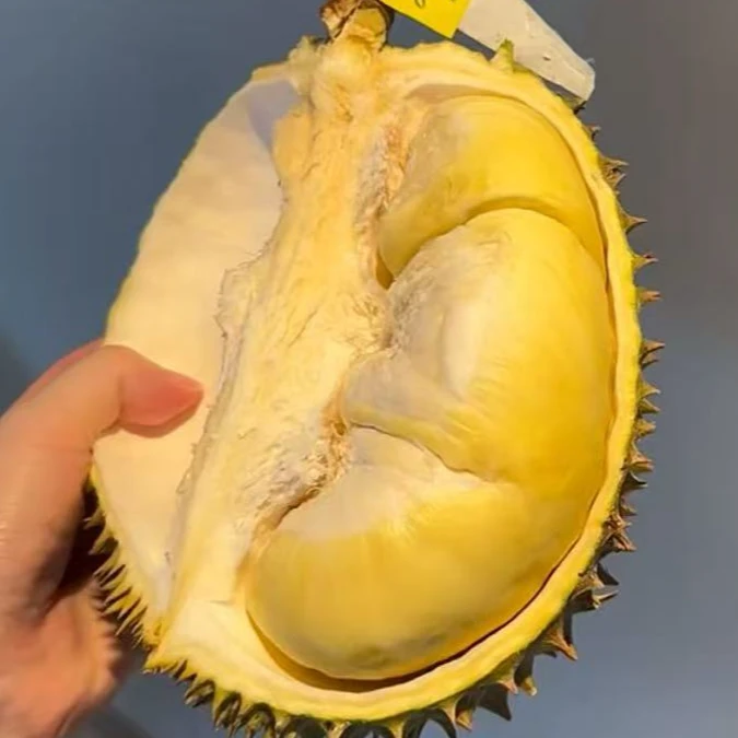 绿标【榴莲小时达】泰国金枕榴莲现场开果鲜榴莲验货每斤核小水果同城送水果同城送榴莲同城配金枕泰国