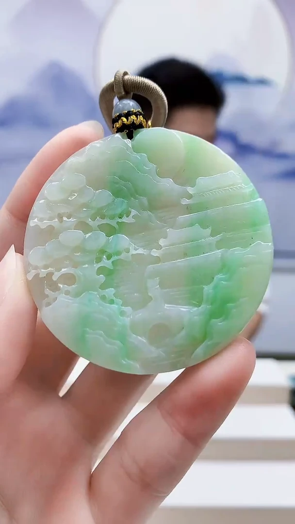 未镶嵌定制翡翠4917ry-毛货挂件49