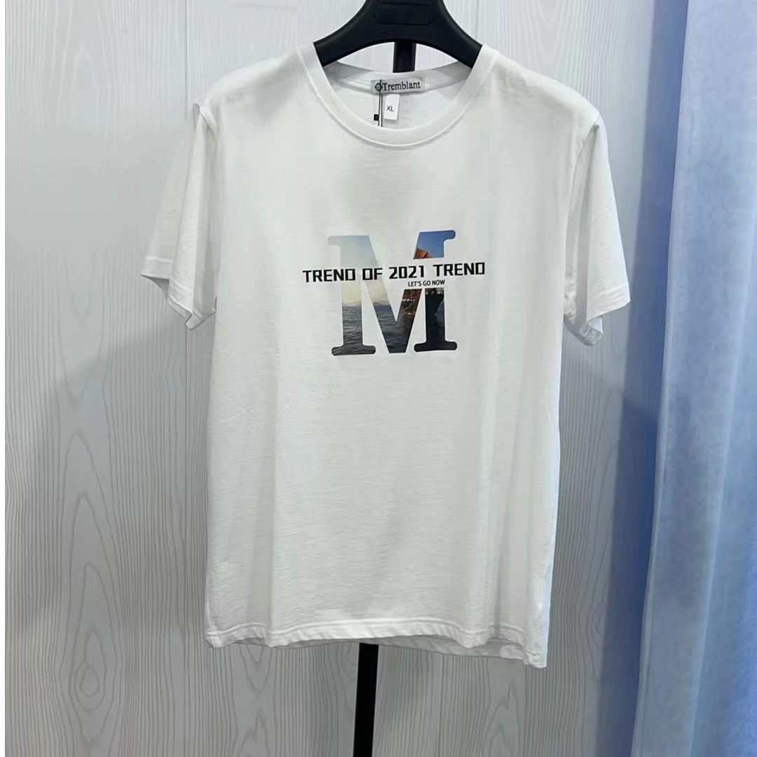 M印花圆领短袖TR-BML17A389