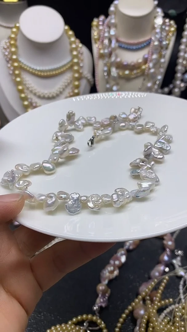 颈饰未镶嵌淡水珍珠多人