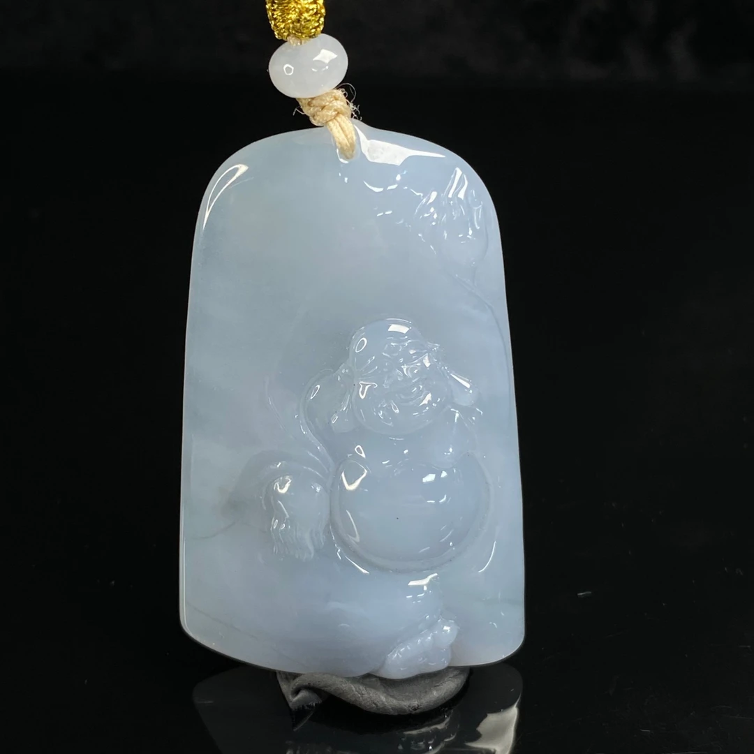 42天然缅甸翡翠A货冰紫佛 /200835/上海嘉禾拍卖