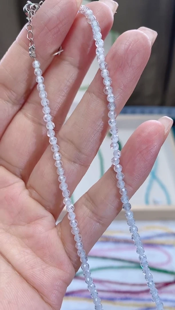 【闪购商品】钻石颈饰银S925镶嵌诗颜珠宝甄选SYZB88