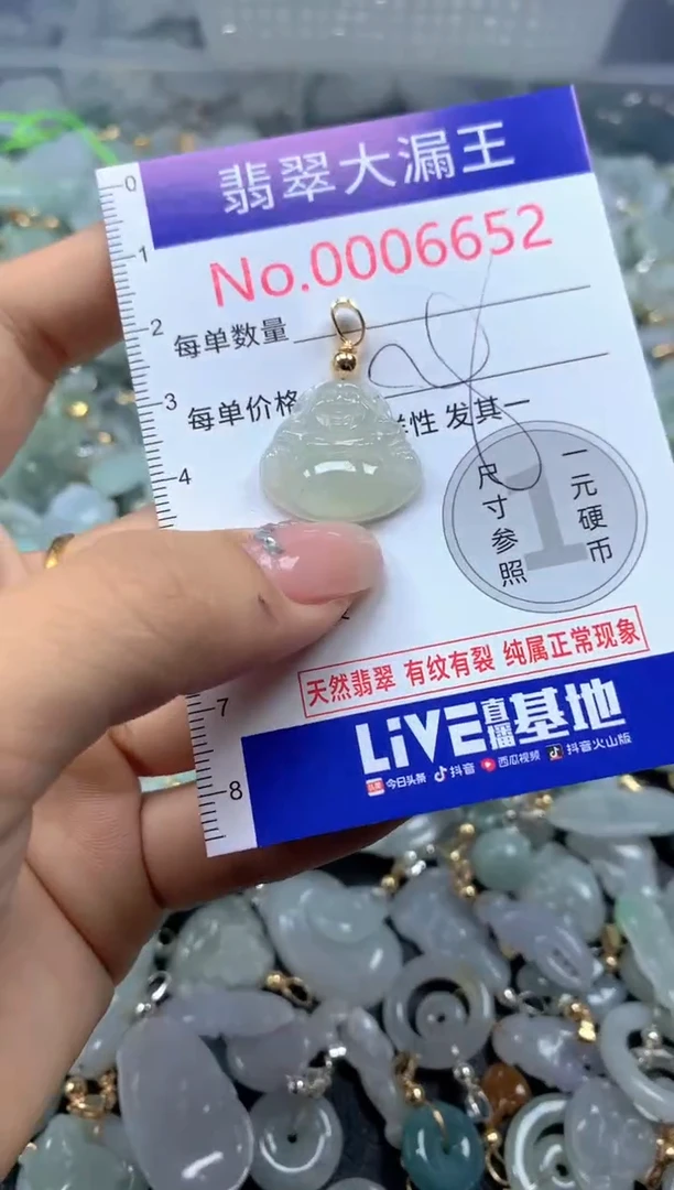 颈饰未镶嵌翡翠6652