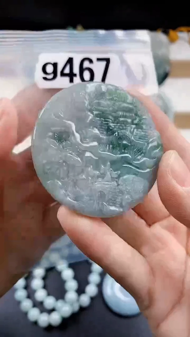 颈饰未镶嵌翡翠天然翡翠吊坠挂件