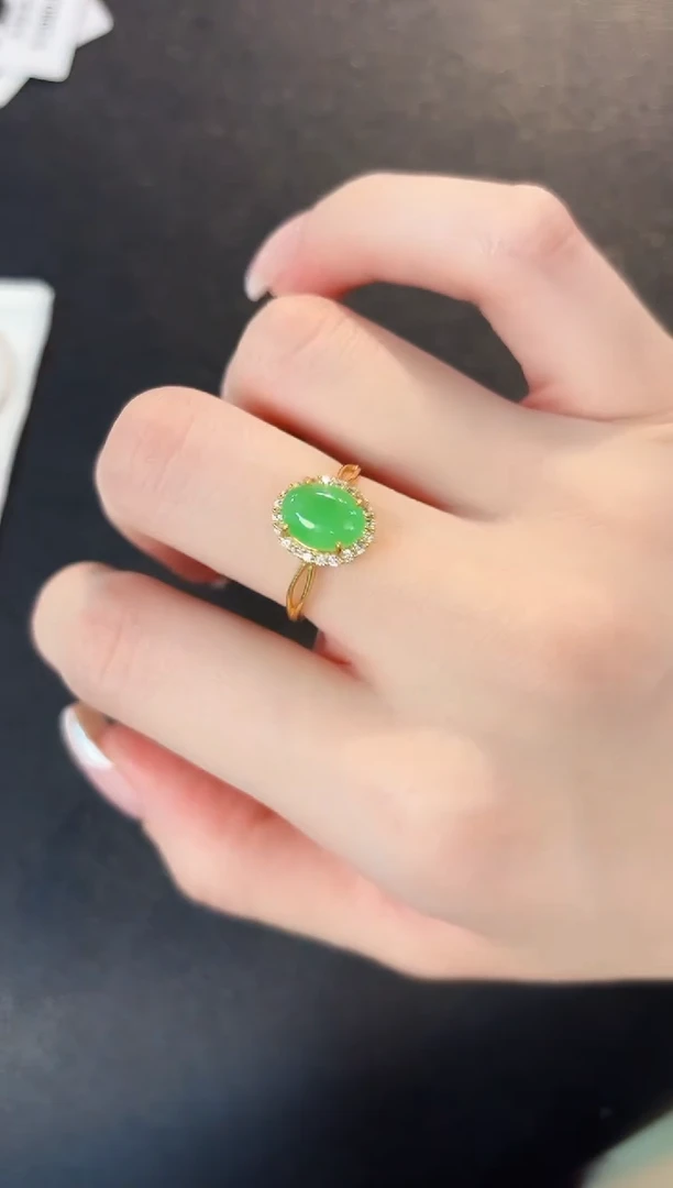 翡翠戒指未镶嵌 缅料A货/支持复检/一件