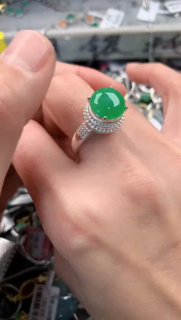 未镶嵌戒指翡翠5                            9