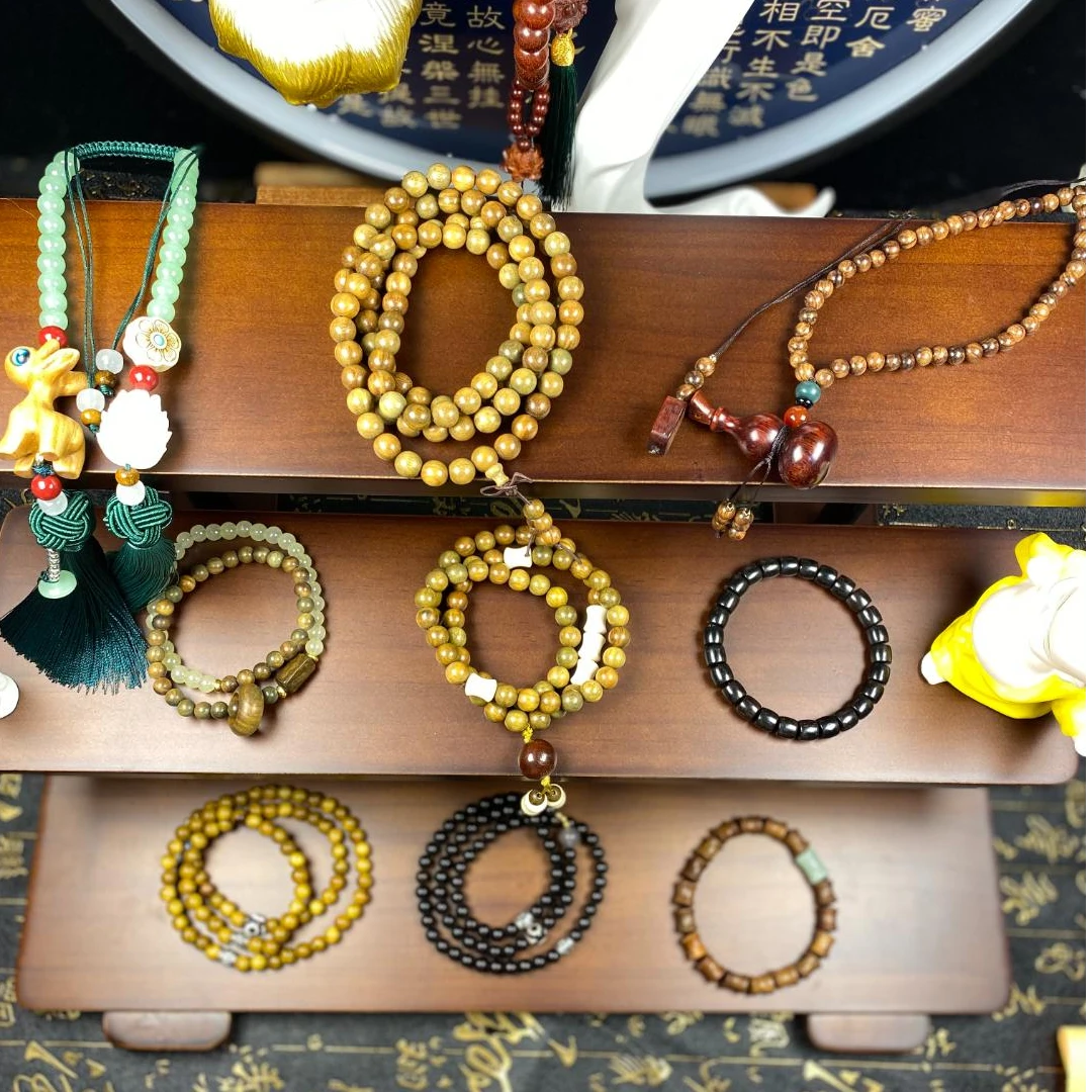 一物多拍天然绿檀紫光檀按摩梳