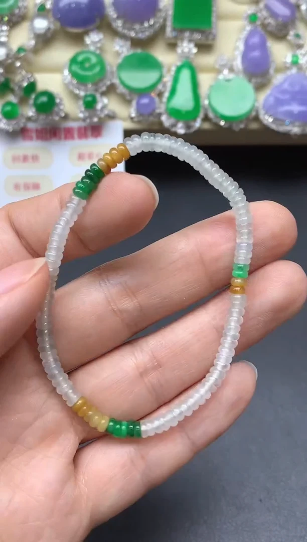 未镶嵌手链翡翠55-中国好珍宝