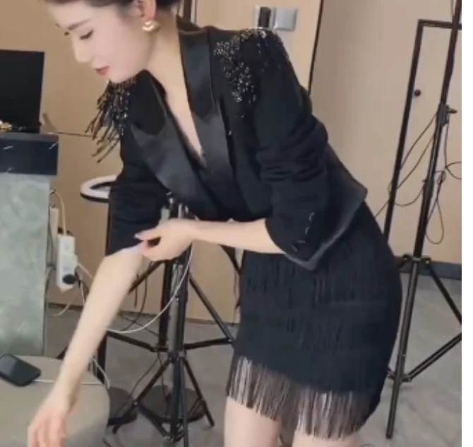 2025春季新款网红同款洋气减龄气质宽松爆款外套半身裙两件套乖oo