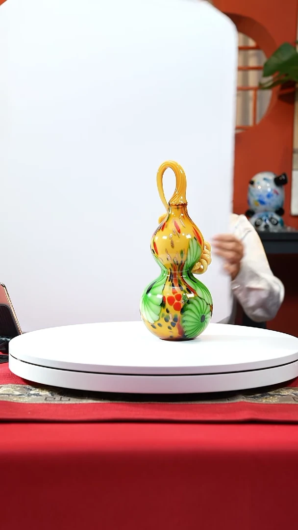 手工艺品琉璃小号葫芦摆件