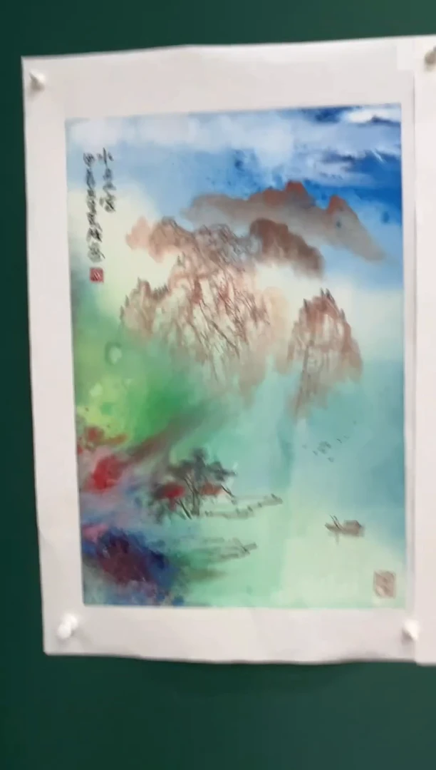 国画李克成-国画-金袍作品