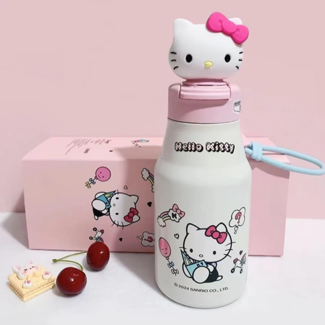 高颜值称手保温杯可爱双饮水杯女儿童上学专用便携杯子新款随手杯