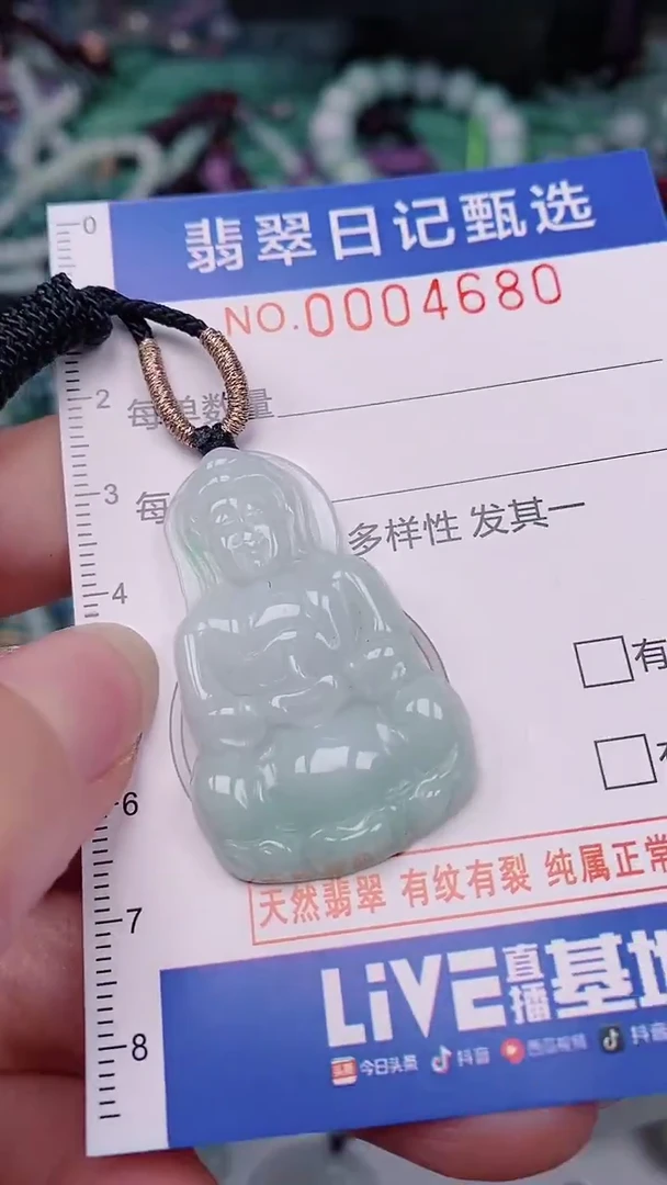 翡翠未镶嵌颈饰00004680