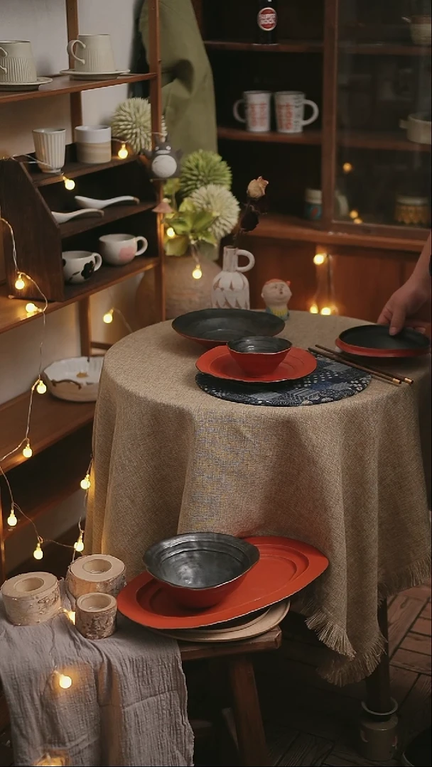 【闪购商品】陶瓷两个碗一深盘一浅盘一果盘