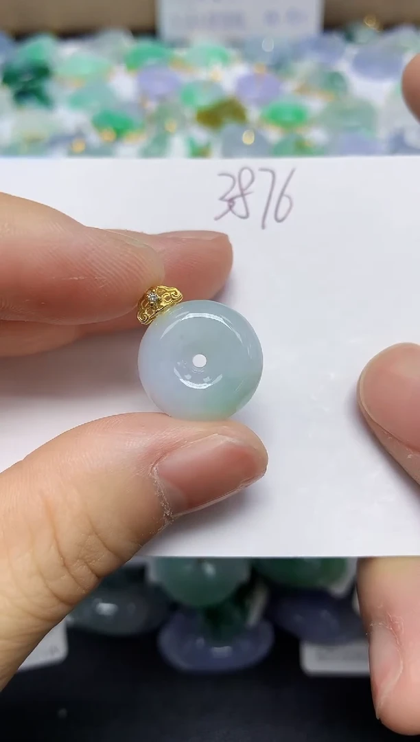 翡翠未镶嵌颈饰天然缅甸A货翡翠百元以上9元证书费自理