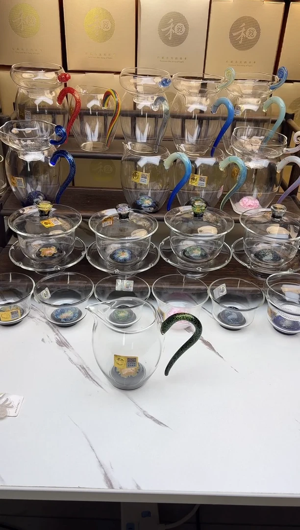 手工艺品玻璃穆**风禾器 怡然·茶海芳韵珀 普通盒