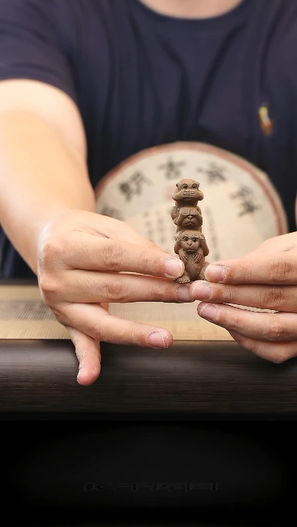 茶杯紫砂3号紫砂小猴布朗陈昌记