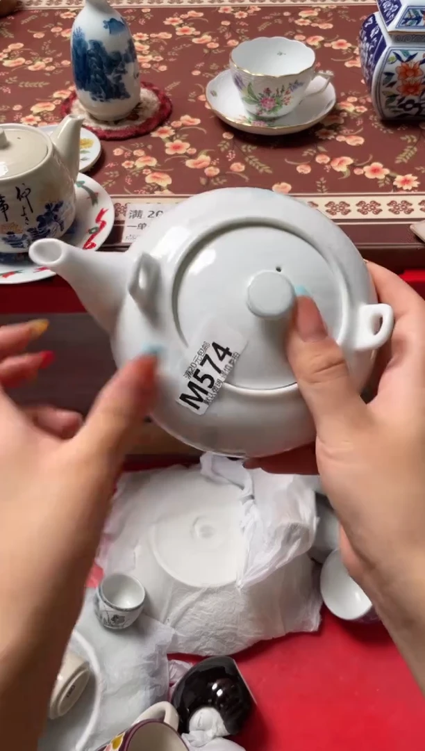 瓷片粥***亚瓷器瓷器M574