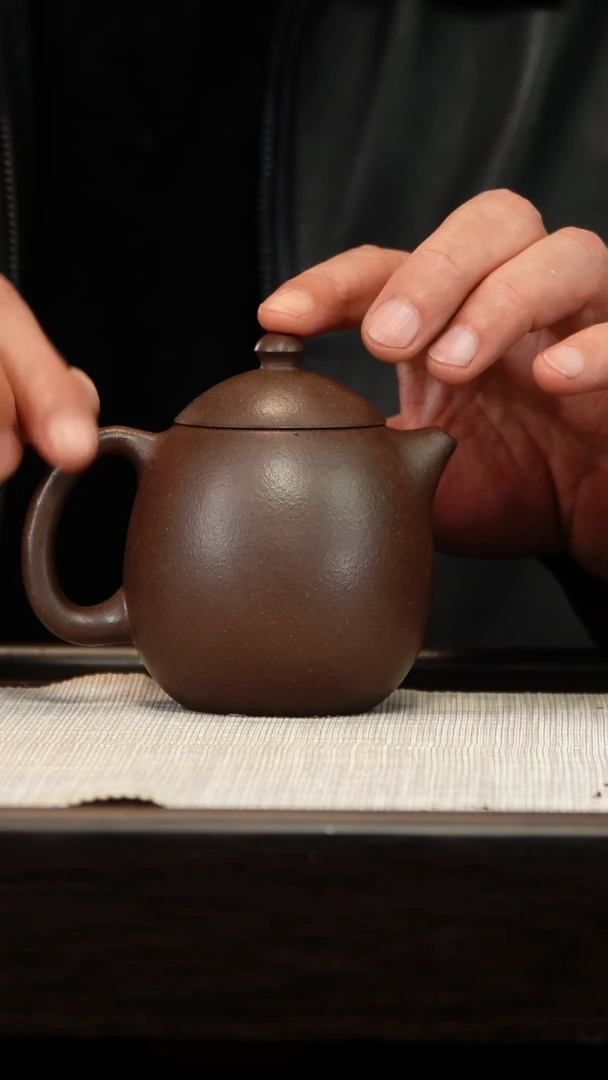 茶壶紫砂紫泥龙蛋