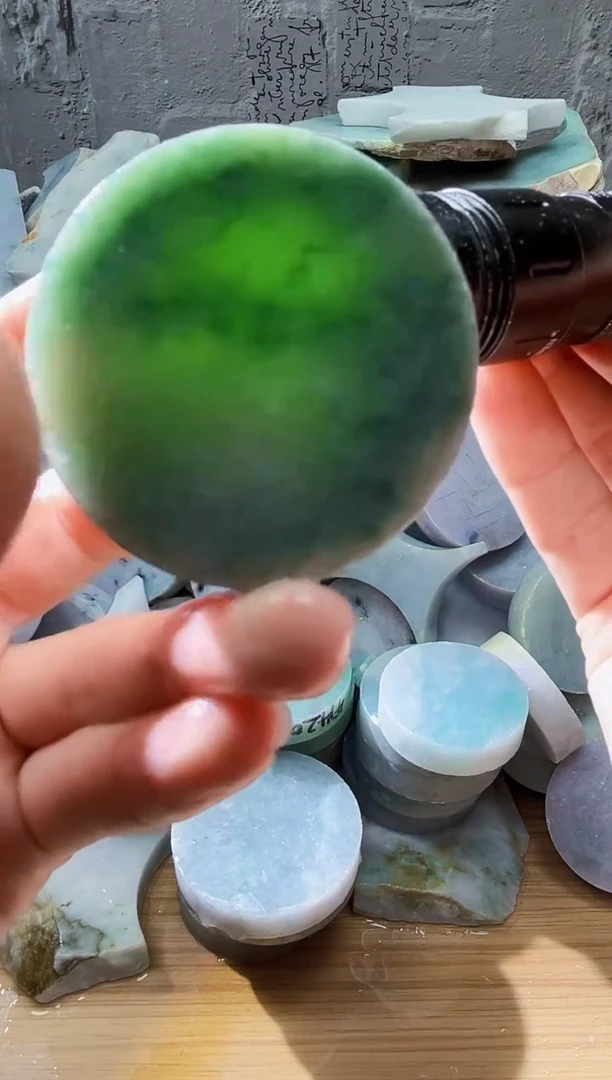 裸石翡翠天然翡翠A货玉 南 887