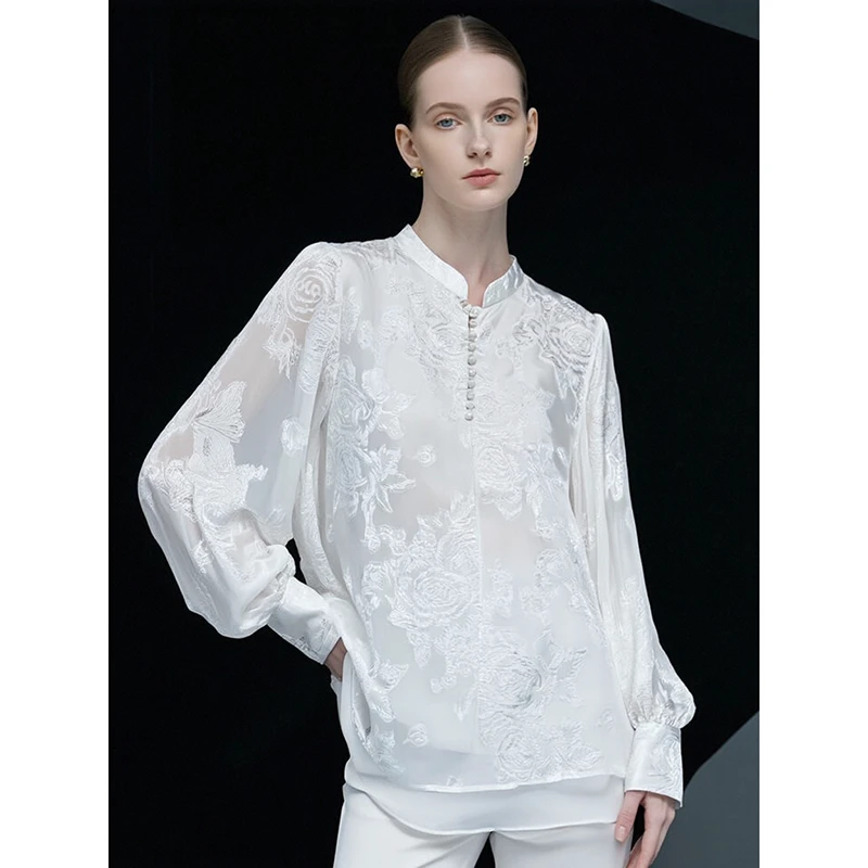 春夏新款时尚休闲百搭雪纺衫 绮1309C