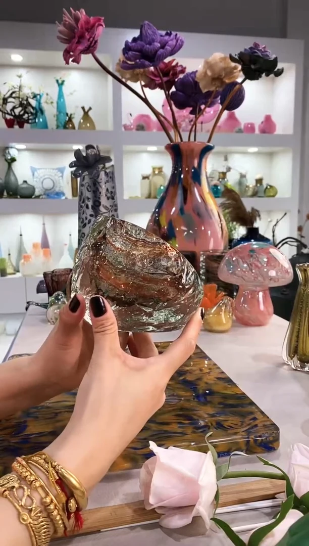 l**g慕忆家手作琉璃花瓶