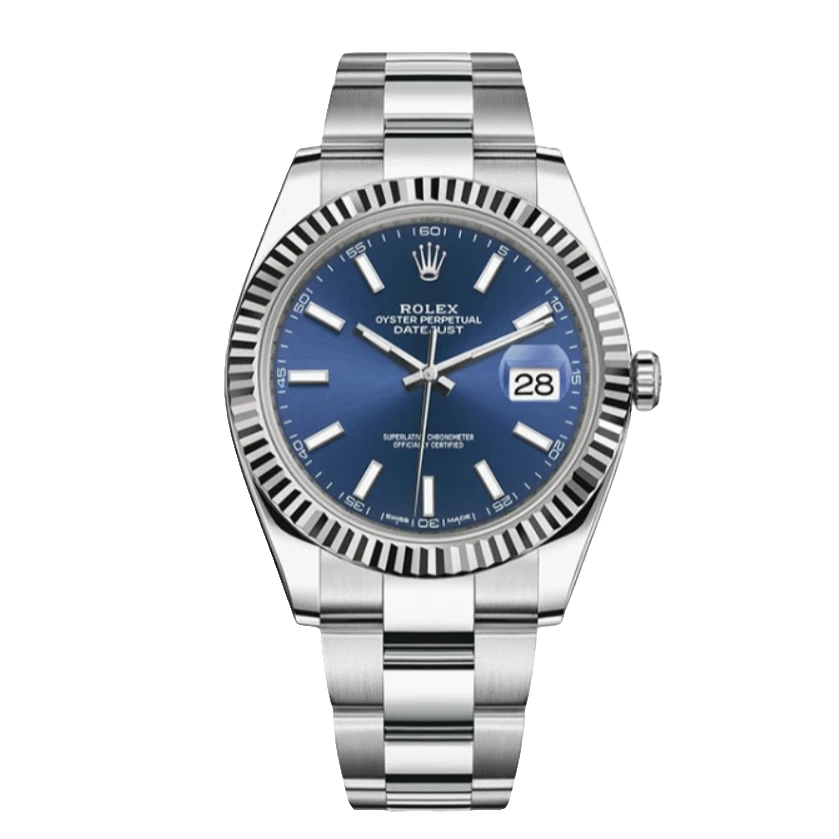 99新 Rolex/劳力士 日志116334/蓝盘条钉/41mm/自动机械/单表