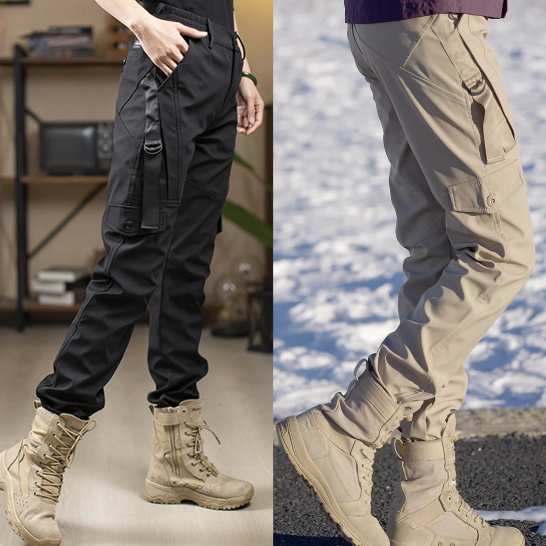 【木子户外】男款休闲裤束口裤显瘦显腿长工装风格裤春秋耐磨弹力裤