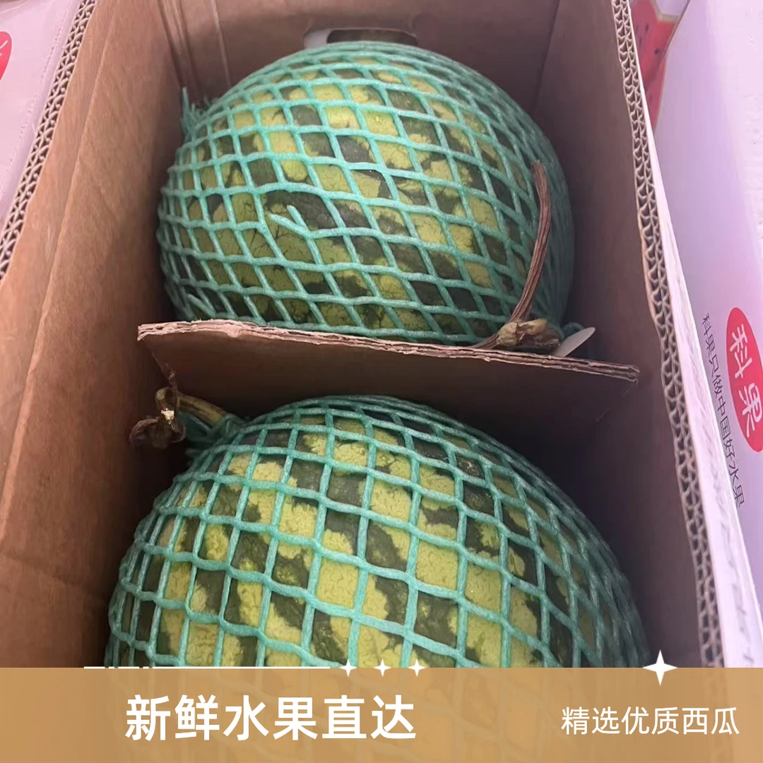 麒麟瓜西瓜高端水果脆甜可口夏日水果精品5.5公斤左右山东省