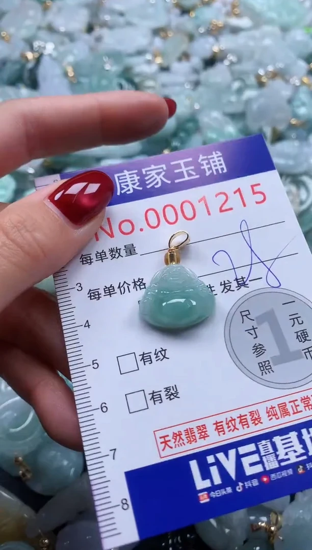 颈饰未镶嵌翡翠1215