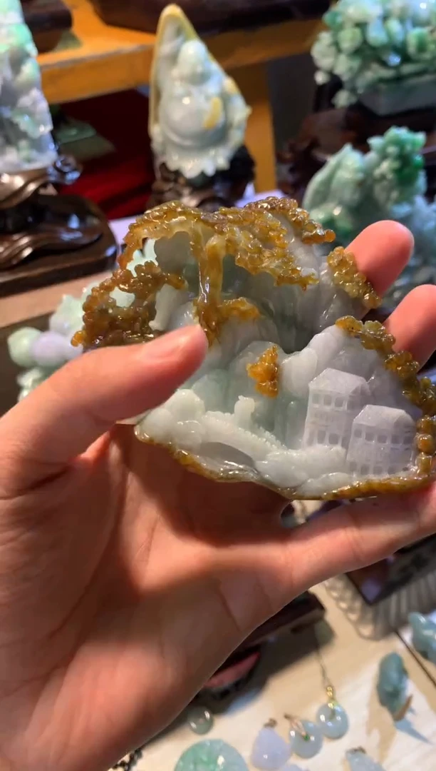 翡翠摆件未镶嵌用****3翡翠摆件